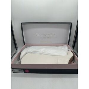 Vince Camuto Emily Knee High Boots 3" Heel Coconut Cream Leather 10M Wide Calf